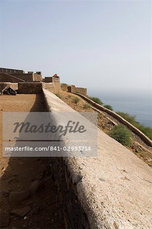 La forteresse de Sao Filipe, îles de Santiago, Cap-vert, Afrique