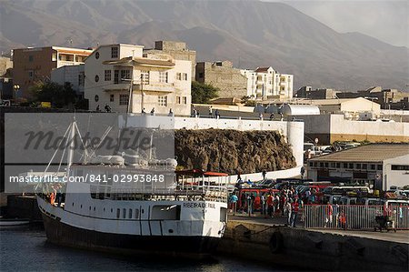 The Port of Porto Novo, Santo Antao, Cape Verde Islands, Atlantic, Africa