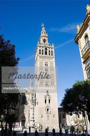 La Giralda, Santa Cruz district, Seville, Andalusia, Spain, Europe