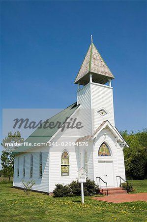 Église, Tilghman Island, comté de Talbot, région de la baie de Chesapeake, Maryland, États-Unis d'Amérique, Amérique du Nord