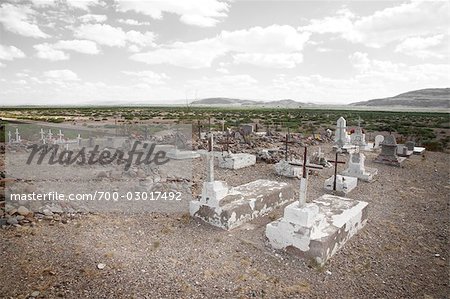 Friedhof, Presidio, Presidio County, West Texas, Texas, USA