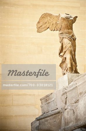 Victoire ailée de Samothrace, le Musée du Louvre, Paris, Ile-de-France, France