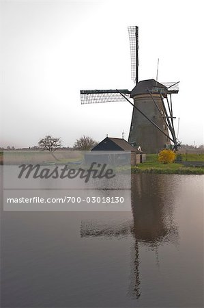 Moulin à vent de Kinderdijk, Pays-Bas