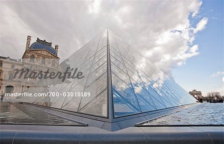 The Louvre Pyramid, Paris, France