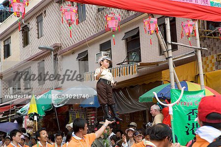 Défilé du Festival Bun, Cheung Chau, Hong Kong