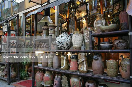 An antique shop on Le Cong Kieu St,Ho Chi Minh City,Vietnam