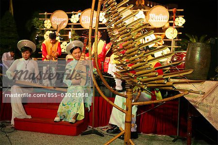 Music performance at Rex Hotel,Ho Chi Minh City,Vietnam