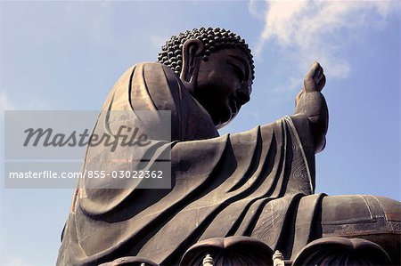 Giant Buddha statue,Po Lin Monastery,Lantau Island,Hong Kong