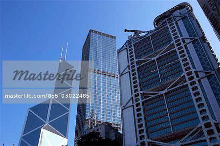 Skyscrapers in Central,Hong Kong