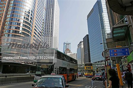 Paysage urbain central, Hong Kong