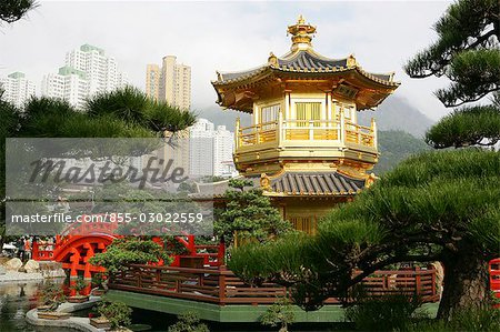 Chi Lin Nunnery jardin chinois, Diamond Hill, Hong Kong