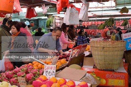 Einkaufen bei Markt Quarry Bay, Hong Kong