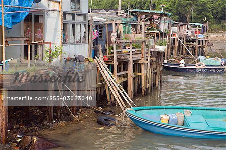 Stelzenläufer Unterkünfte in Ma Wan Dorf, Ma Wan, Hong Kong