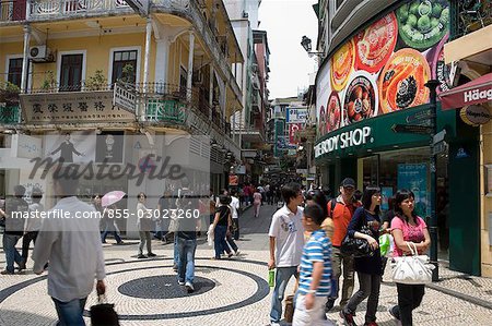 Einkaufsstraße Rua des Domingos, Macau