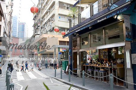 Restaurant et café à Soho Central, Hong Kong