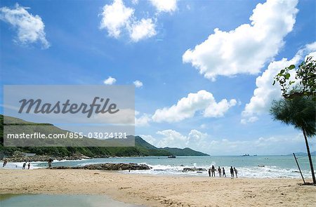 Hung Shing Ye plage, Lamma Island, Hong Kong