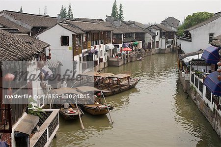 Ausflugsboote am Kanal, No., Shanghai, China