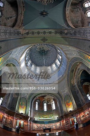 Decke der Kuppel von St. Sofia Cathedral, Harbin, Heilongjiang Provinz, China
