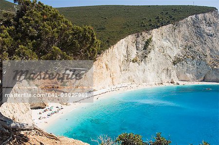 Strand Porto Katsiki, Westküste von Lefkada (Lefkas), Ionische Inseln, griechische Inseln, Griechenland, Europa