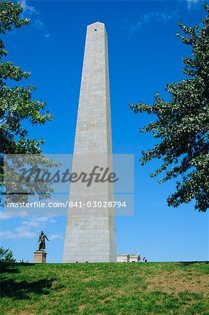 Charlestown, Bunker Hill Monument, Monument Square, Boston, Massachusetts, Vereinigte Staaten von Amerika