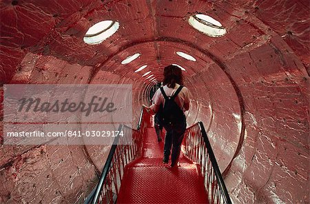 Interior of the Atomium, Brussels, Belgium, Europe