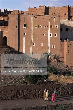 Taourirt Kasbah, Glaoui palace, Ouarzazate, Morocco, North Africa, Africa