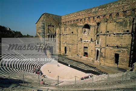 Roman Theatre (Theatre Antique), Orange, UNESCO World Heritage Site, Vaucluse, Provence, France, Europe
