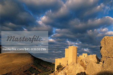 Castilla de Santa Catalina Parador, Jaen, Andalucia, Spain, Europe