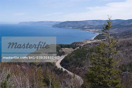 Cabot Trail, Cape Breton Highlands National Park, Cape Breton, Nouvelle-Écosse, Canada, en Amérique du Nord