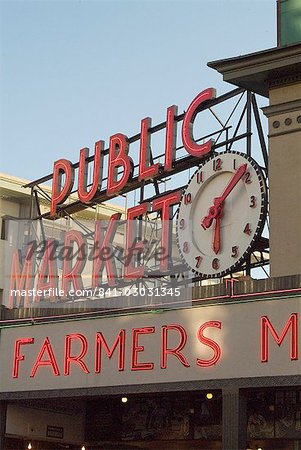 Pikes Market, Seattle, Washington State, USA, Nordamerika