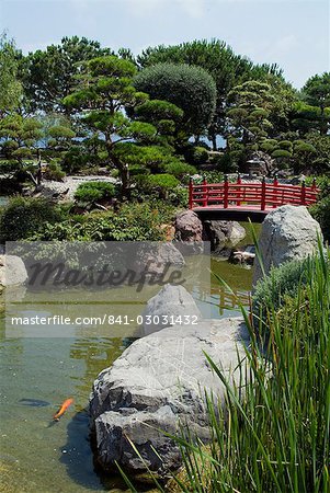 Jardins japonais, Monte Carlo, Monaco, Europe