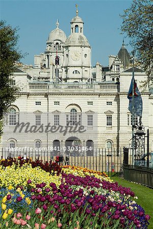 St. James's Park mit Horse Guards Parade in Hintergrund, London, England, Vereinigtes Königreich, Europa