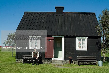 Arbaejarsafn Open Air Museum of traditional housing throughout Iceland, Ellidaar Valley, Reykjavik, Iceland, Polar Regions