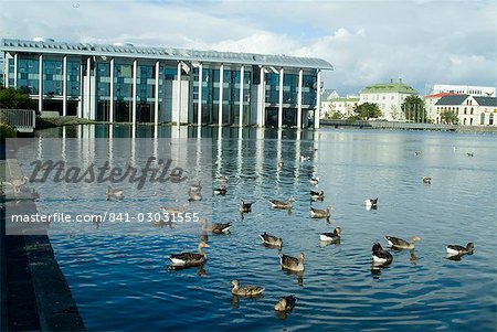 Radhus (City Hall), Reykjavik, Iceland, Polar Regions