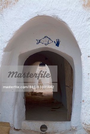 Unterirdischen Höhle Wohnung, Matmata, Tunesien, Nordafrika, Afrika