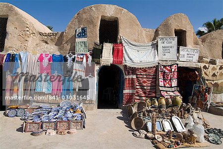 Craft marché, Médenine, Tunisie, l'Afrique du Nord, Afrique