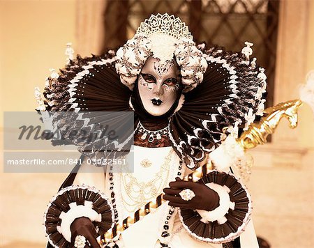 Carnaval costume, Venise, Vénétie, Italie, Europe