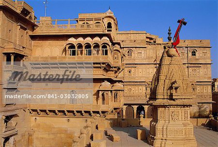 Raj Mahal Palast, Jaisalmer, Rajasthan, Indien, Asien