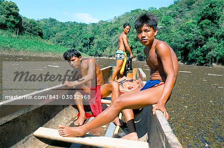 Embera Indians, Chagres National Park, Panama, Central America