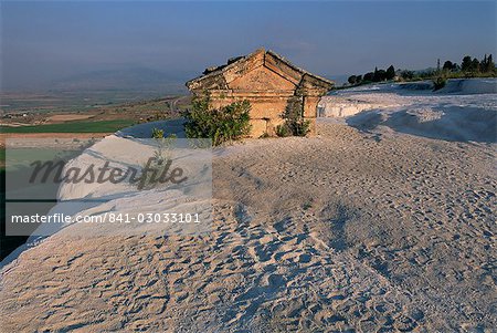 Pamukkale-Hiérapolis, patrimoine mondial UNESCO, Denizli province, Anatolie, Turquie, Asie mineure, Asie