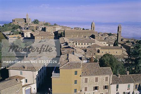 Montalcino, Toscane, Italie, Europe