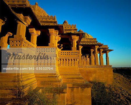 Bada Bagh Chhatris, Jaisalmer, Rajasthan state, India, Asia