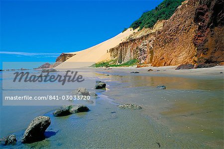 Littoral près de Canoa Quebrada, Canoa Quedrada, Ceara', Brésil, Amérique du Sud