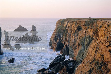 Les Aiguilles de Port-Coton, Belle-Ile-de-Mer, Breton Inseln, Morbihan, Bretagne, Frankreich