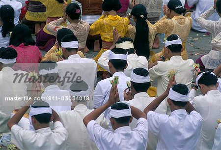 Batara Turum Kabeh Zeremonie, Hindu-Tempel von Besakih, Insel Bali, Indonesien, Südostasien, Asien