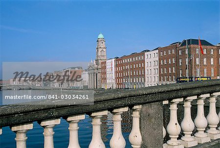 Vater Mathey Brücke, Fluss Liffey, Dublin, County Dublin, Eire (Irland), Europa