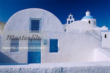 Thira (Fira), Santorini, Iles Cyclades, Grèce, Europe