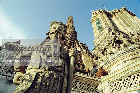 Wat Arun, Wat Arun, Bangkok, Thaïlande (granuleux)