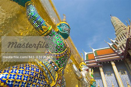 Gold figure,Grand Palace,Bangkok,Thailand,Southeast Asia,Asia