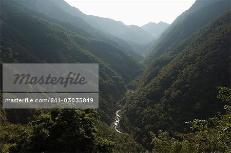 Tal, Yushan Nationalpark, Nantou County, Taiwan, Asien
